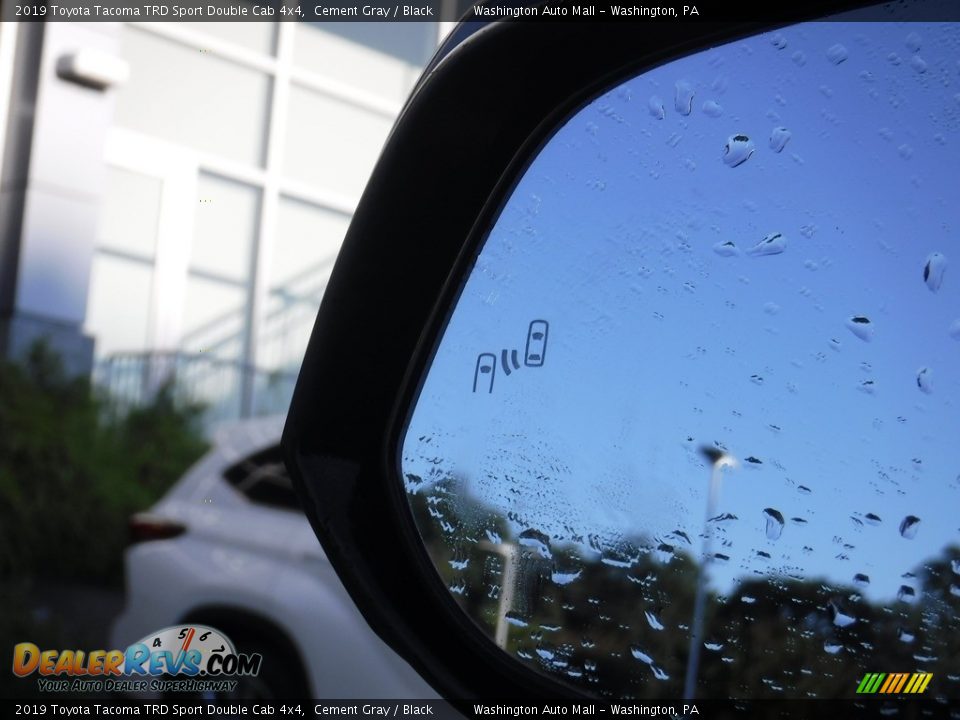 2019 Toyota Tacoma TRD Sport Double Cab 4x4 Cement Gray / Black Photo #31