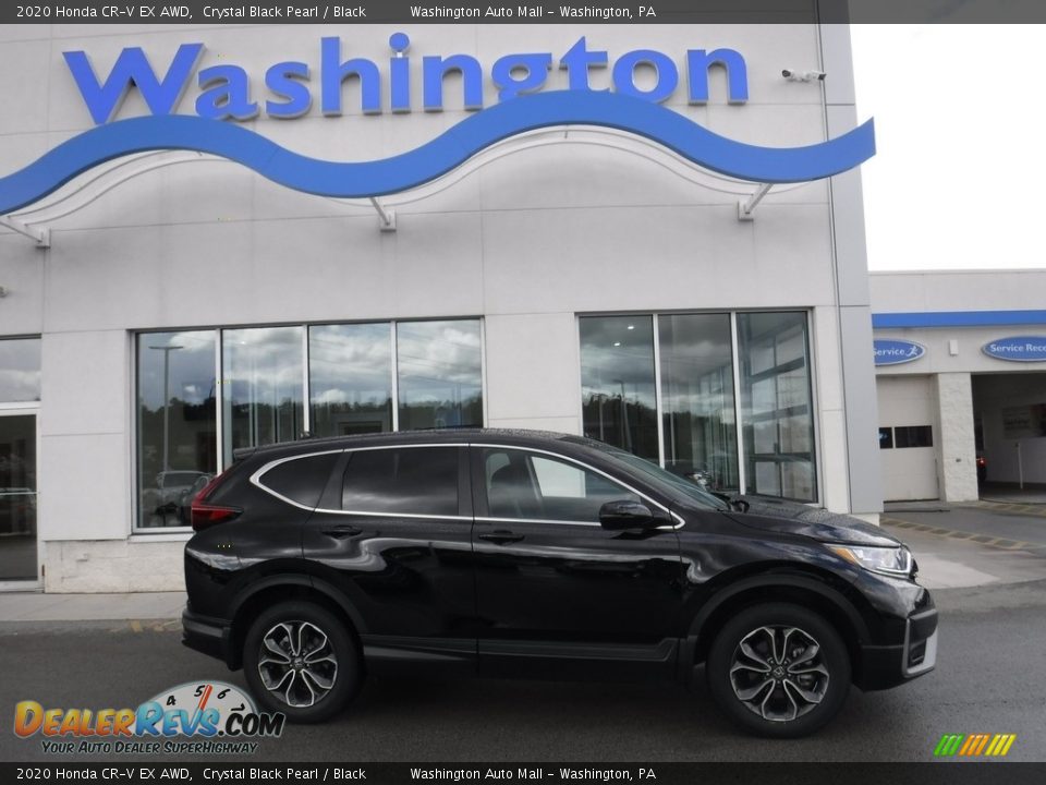 2020 Honda CR-V EX AWD Crystal Black Pearl / Black Photo #2