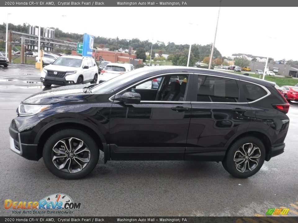 2020 Honda CR-V EX AWD Crystal Black Pearl / Black Photo #7