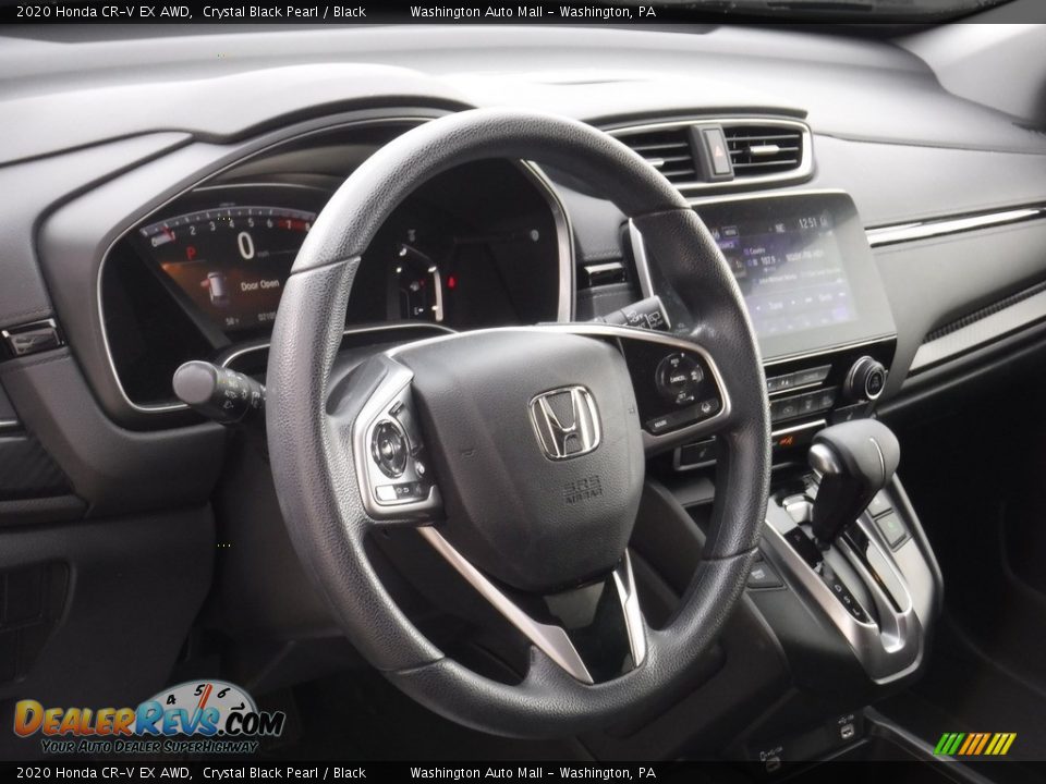 2020 Honda CR-V EX AWD Crystal Black Pearl / Black Photo #13