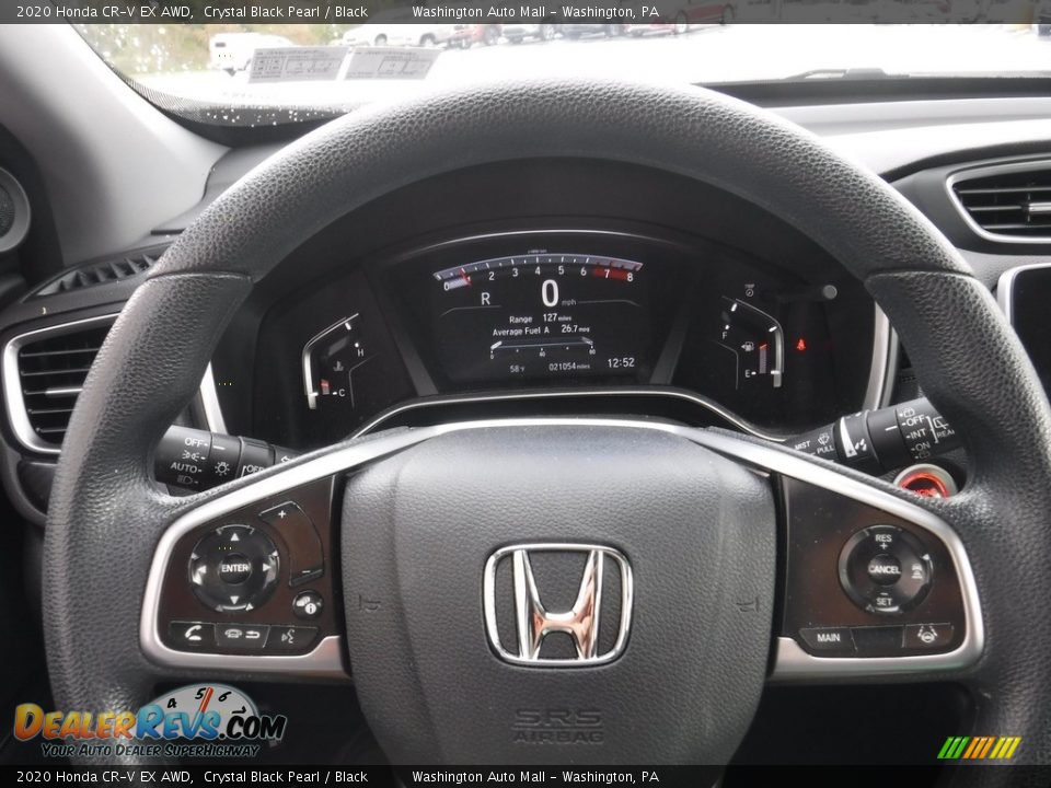 2020 Honda CR-V EX AWD Crystal Black Pearl / Black Photo #24