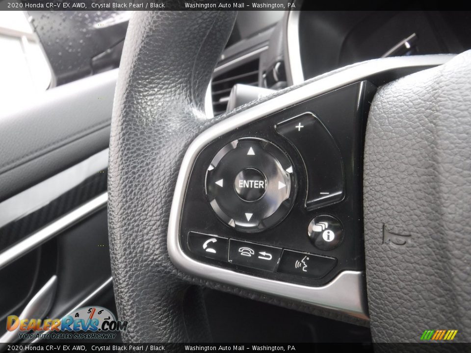 2020 Honda CR-V EX AWD Crystal Black Pearl / Black Photo #25