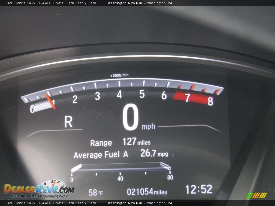 2020 Honda CR-V EX AWD Crystal Black Pearl / Black Photo #34