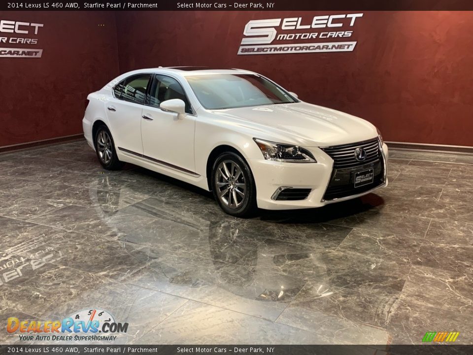 2014 Lexus LS 460 AWD Starfire Pearl / Parchment Photo #3