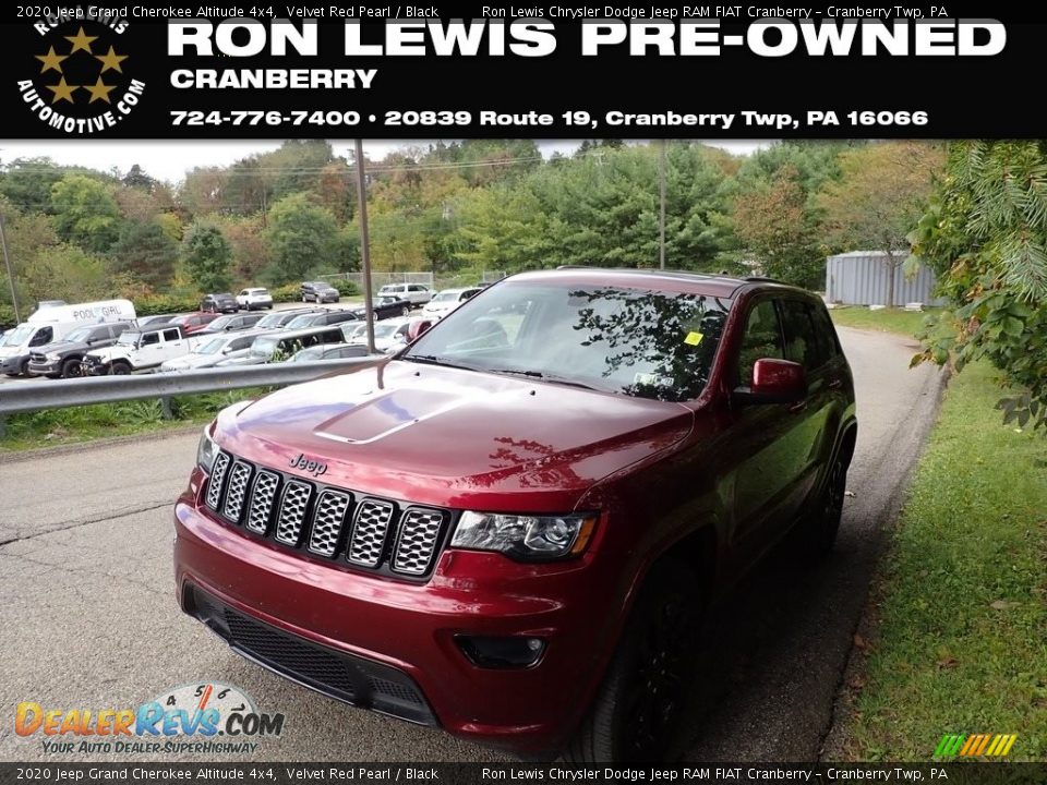 2020 Jeep Grand Cherokee Altitude 4x4 Velvet Red Pearl / Black Photo #1