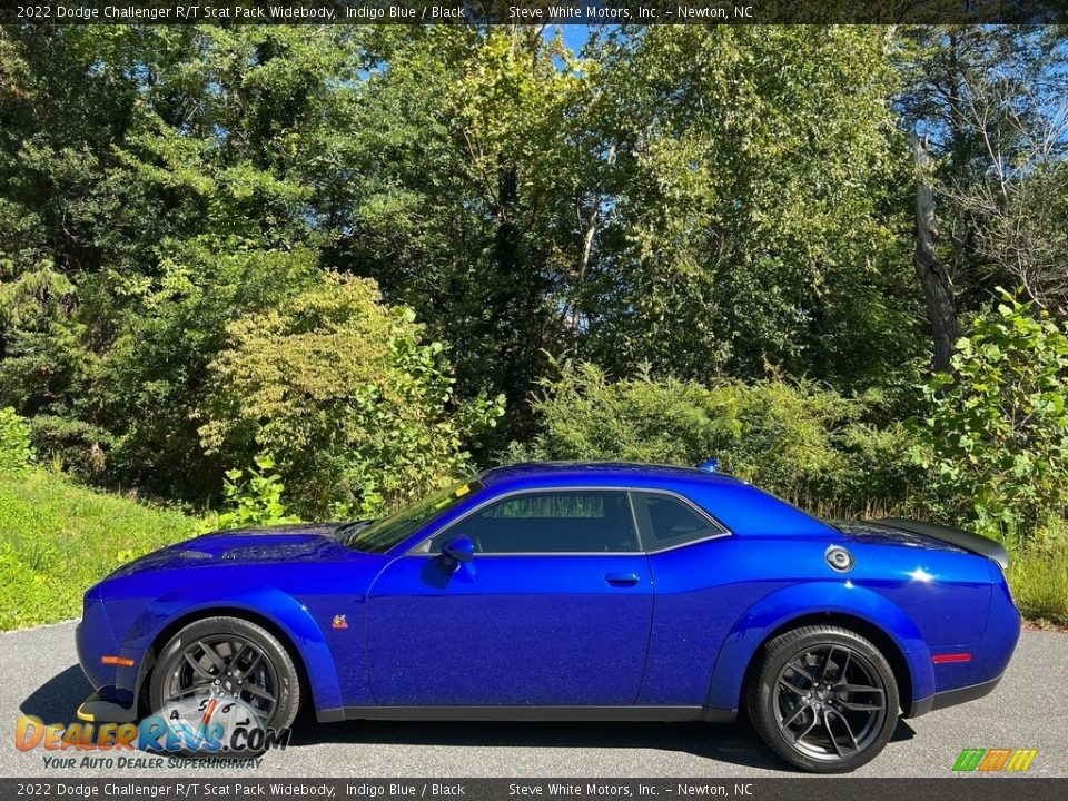 2022 Dodge Challenger R/T Scat Pack Widebody Indigo Blue / Black Photo #1