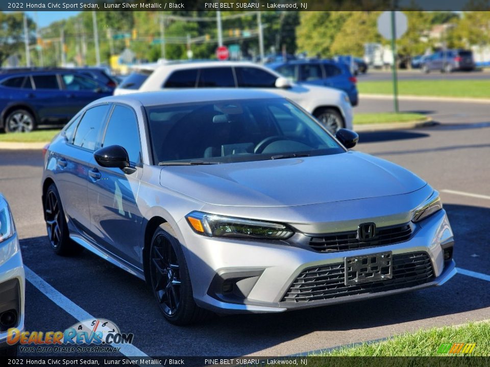 2022 Honda Civic Sport Sedan Lunar Silver Metallic / Black Photo #4