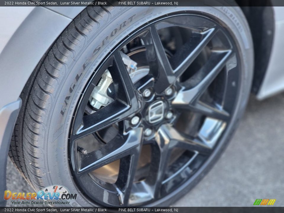 2022 Honda Civic Sport Sedan Lunar Silver Metallic / Black Photo #5