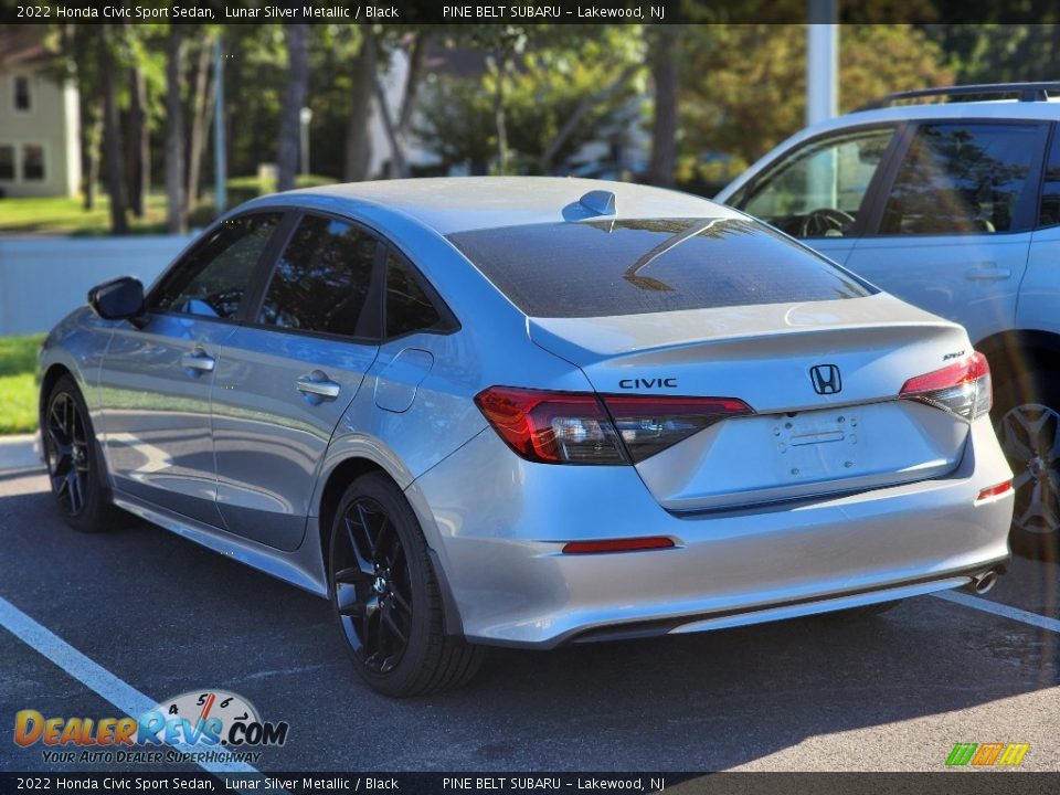 2022 Honda Civic Sport Sedan Lunar Silver Metallic / Black Photo #8