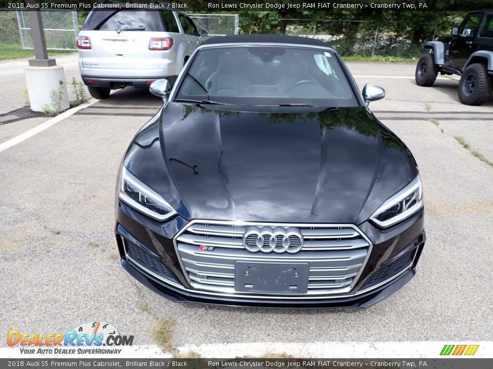 2018 Audi S5 Premium Plus Cabriolet Brilliant Black / Black Photo #2