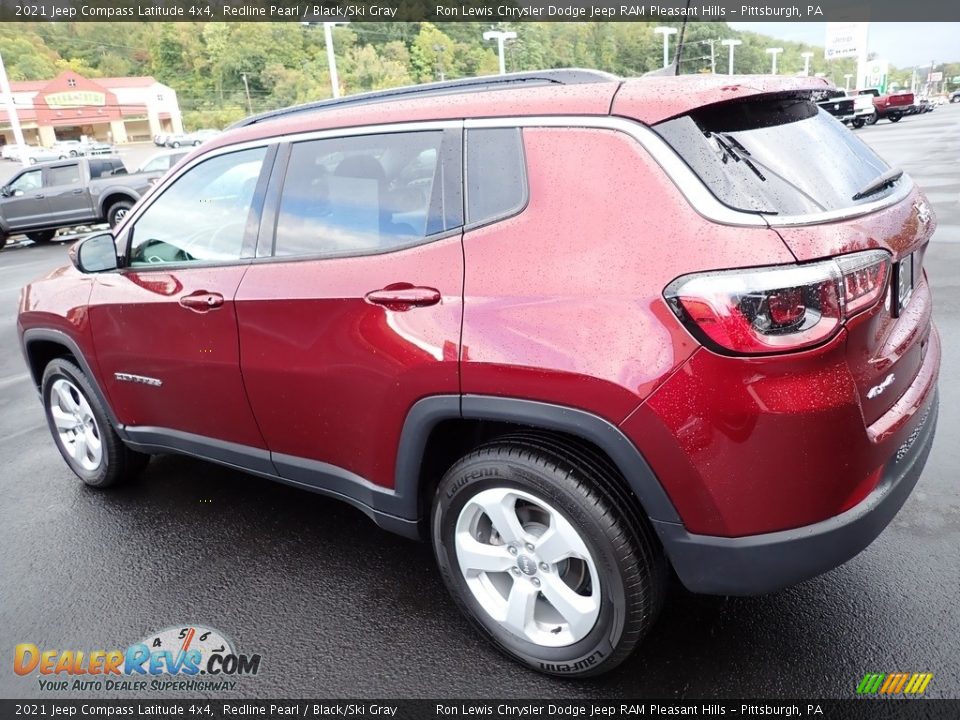 2021 Jeep Compass Latitude 4x4 Redline Pearl / Black/Ski Gray Photo #3