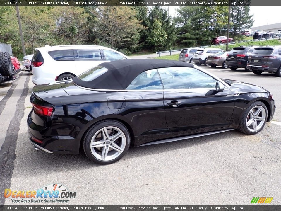 2018 Audi S5 Premium Plus Cabriolet Brilliant Black / Black Photo #4