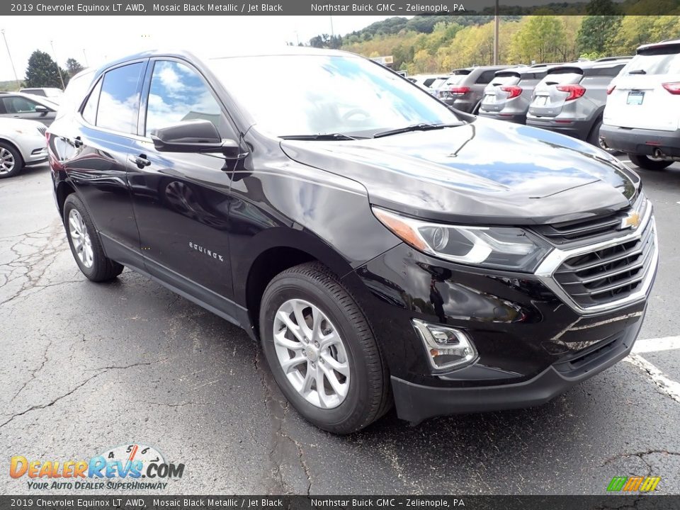 2019 Chevrolet Equinox LT AWD Mosaic Black Metallic / Jet Black Photo #9