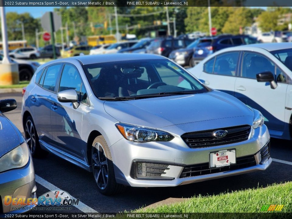 2022 Subaru Impreza Sport 5-Door Ice Silver Metallic / Black Photo #4