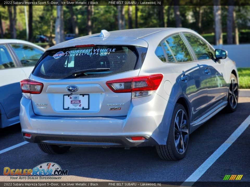 2022 Subaru Impreza Sport 5-Door Ice Silver Metallic / Black Photo #6