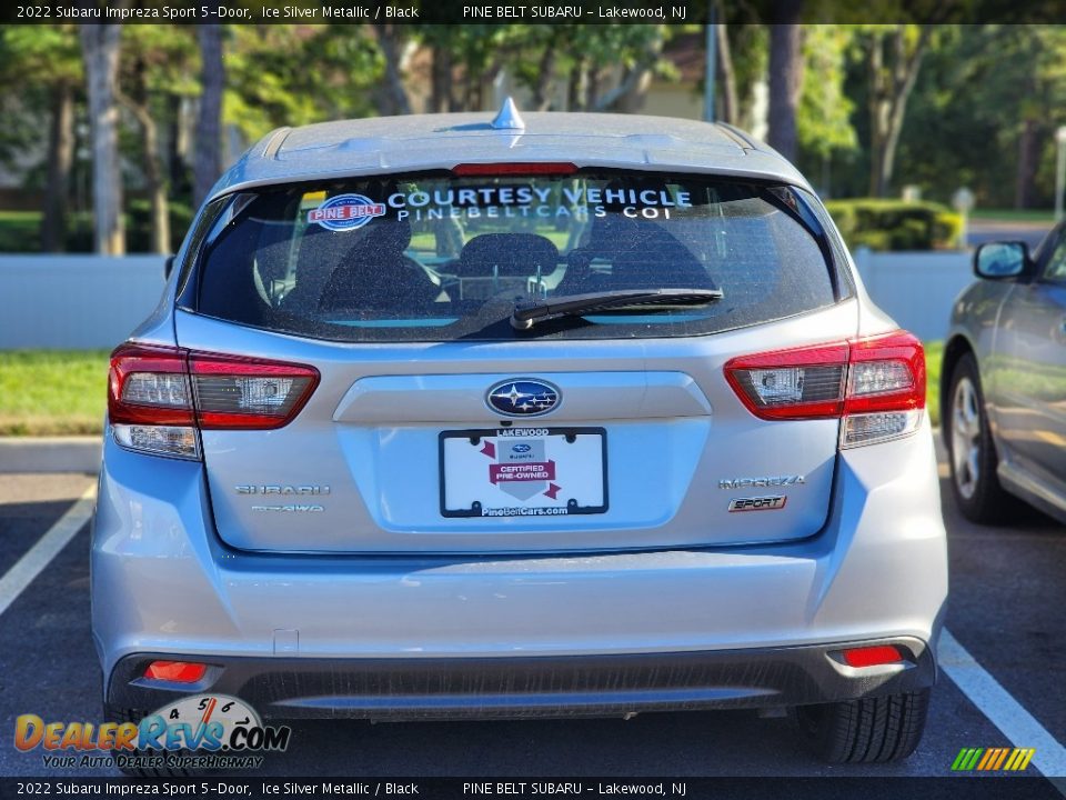 2022 Subaru Impreza Sport 5-Door Ice Silver Metallic / Black Photo #7