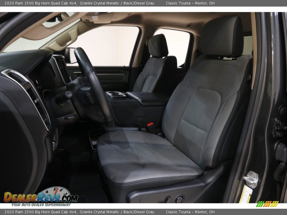 2020 Ram 1500 Big Horn Quad Cab 4x4 Granite Crystal Metallic / Black/Diesel Gray Photo #5