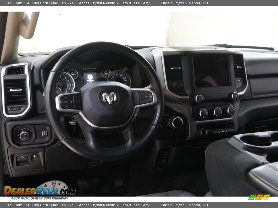 2020 Ram 1500 Big Horn Quad Cab 4x4 Granite Crystal Metallic / Black/Diesel Gray Photo #6