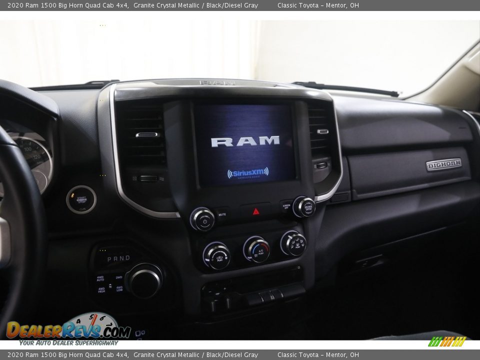 2020 Ram 1500 Big Horn Quad Cab 4x4 Granite Crystal Metallic / Black/Diesel Gray Photo #9