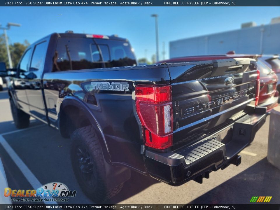 2021 Ford F250 Super Duty Lariat Crew Cab 4x4 Tremor Package Agate Black / Black Photo #7