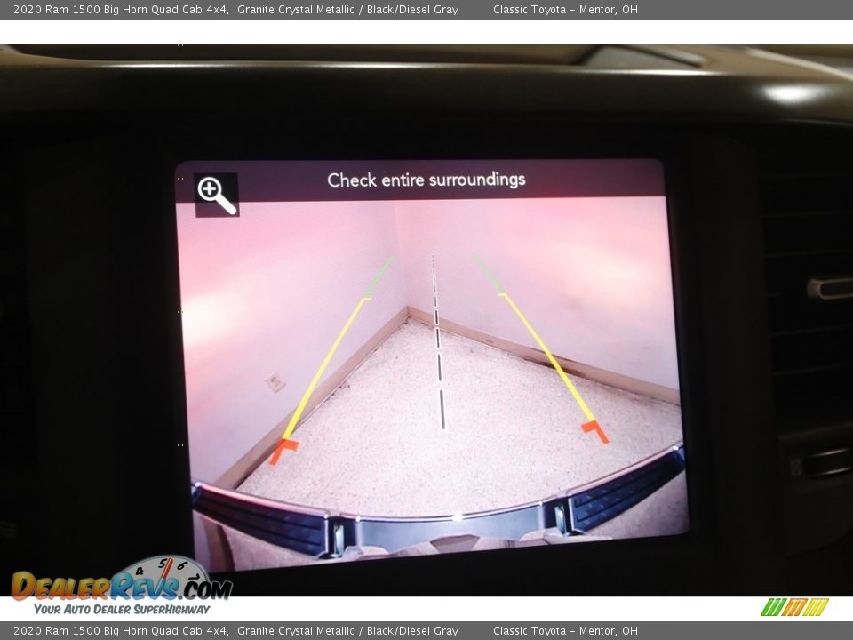 2020 Ram 1500 Big Horn Quad Cab 4x4 Granite Crystal Metallic / Black/Diesel Gray Photo #13