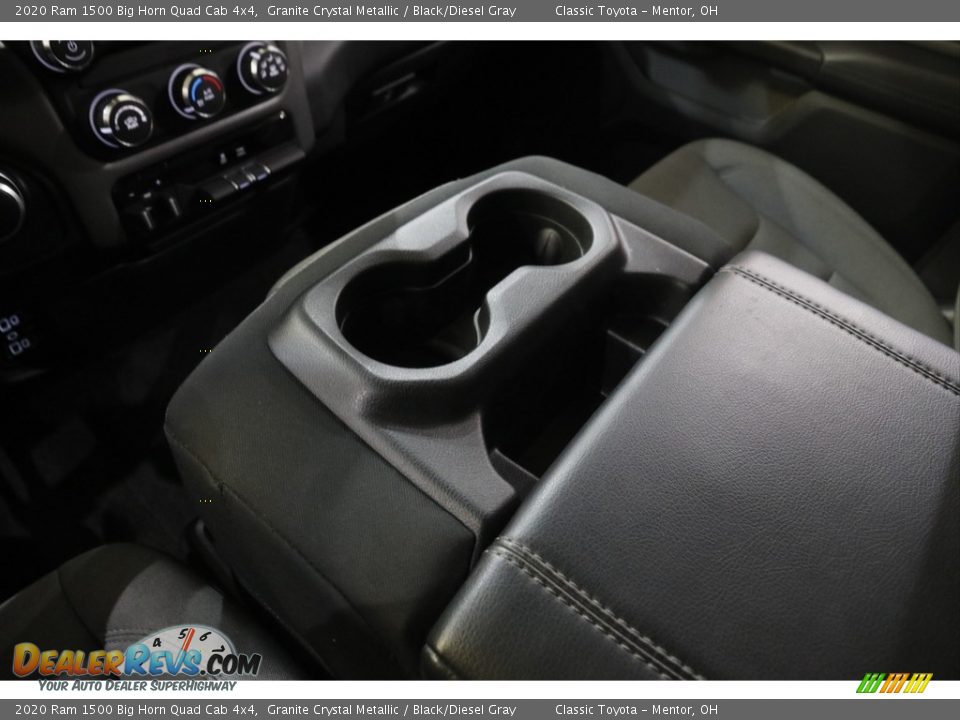 2020 Ram 1500 Big Horn Quad Cab 4x4 Granite Crystal Metallic / Black/Diesel Gray Photo #15