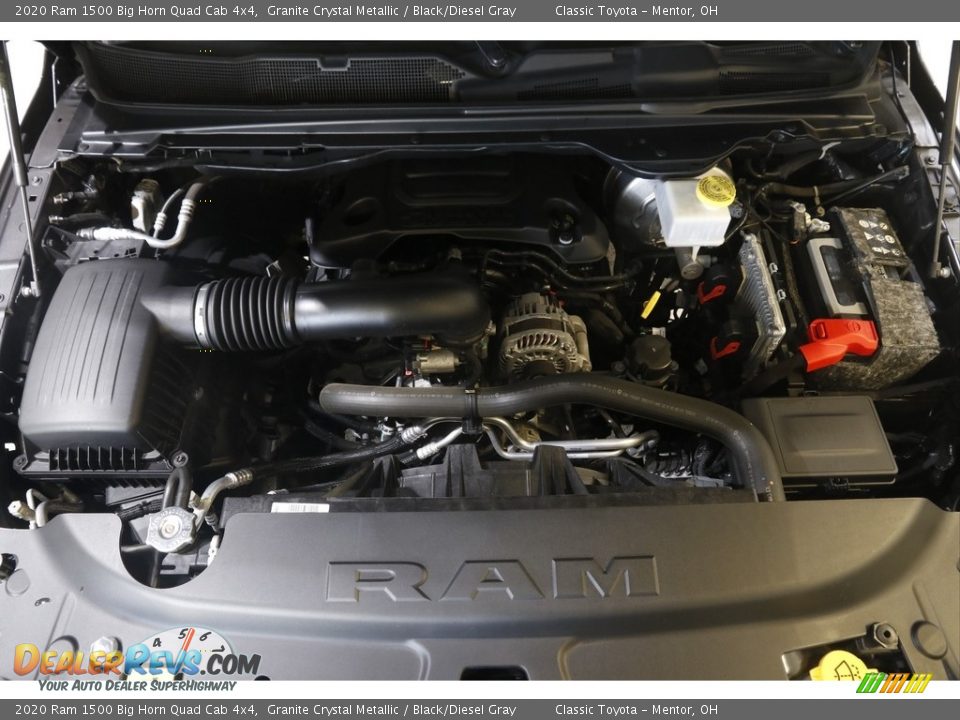 2020 Ram 1500 Big Horn Quad Cab 4x4 Granite Crystal Metallic / Black/Diesel Gray Photo #20