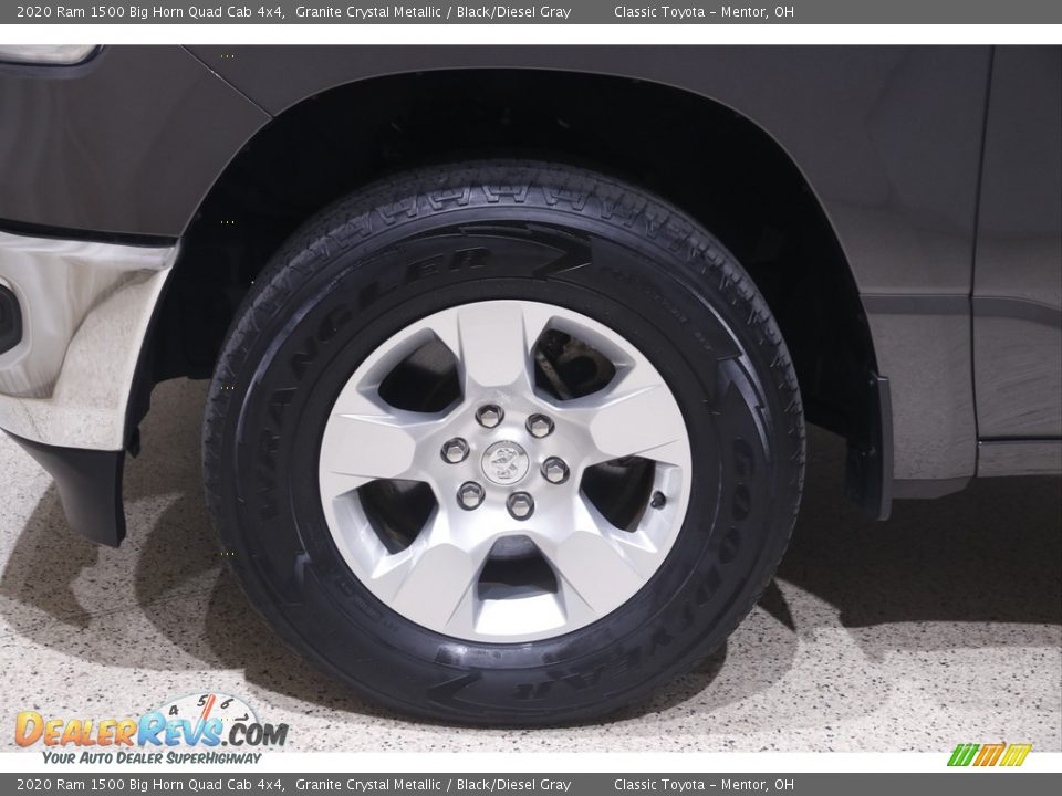 2020 Ram 1500 Big Horn Quad Cab 4x4 Granite Crystal Metallic / Black/Diesel Gray Photo #21