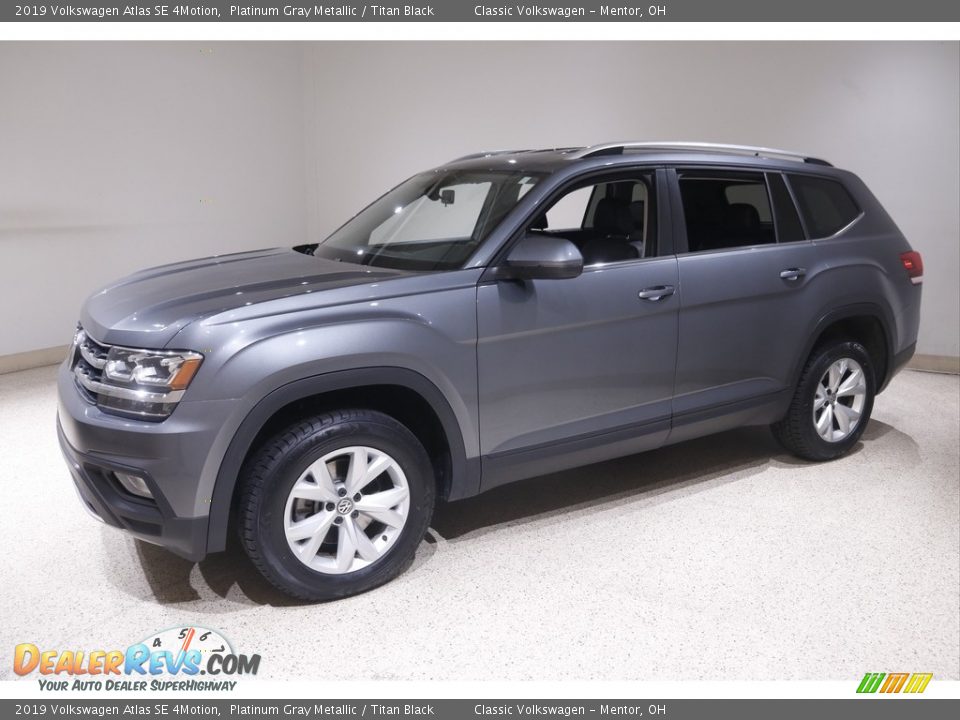 2019 Volkswagen Atlas SE 4Motion Platinum Gray Metallic / Titan Black Photo #3