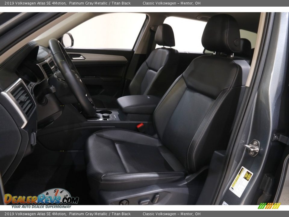 2019 Volkswagen Atlas SE 4Motion Platinum Gray Metallic / Titan Black Photo #5