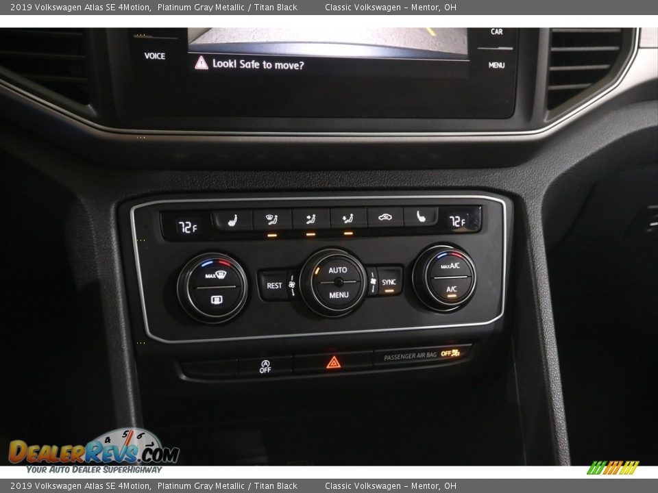 2019 Volkswagen Atlas SE 4Motion Platinum Gray Metallic / Titan Black Photo #12