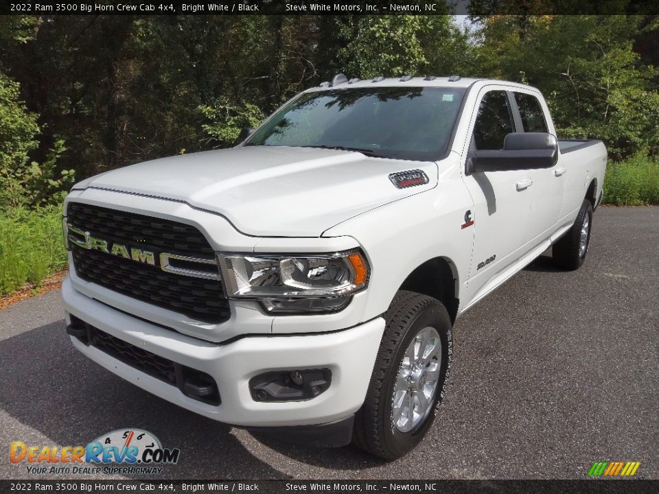 2022 Ram 3500 Big Horn Crew Cab 4x4 Bright White / Black Photo #2