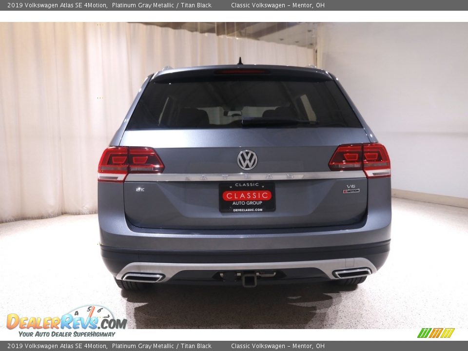 2019 Volkswagen Atlas SE 4Motion Platinum Gray Metallic / Titan Black Photo #18