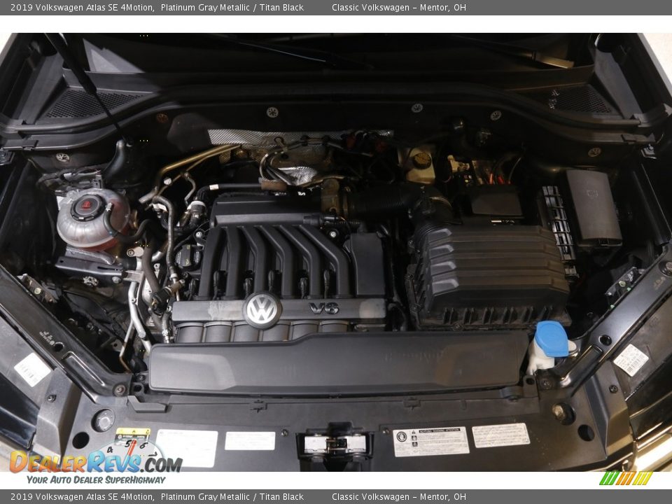 2019 Volkswagen Atlas SE 4Motion Platinum Gray Metallic / Titan Black Photo #19