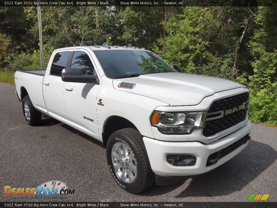 2022 Ram 3500 Big Horn Crew Cab 4x4 Bright White / Black Photo #4