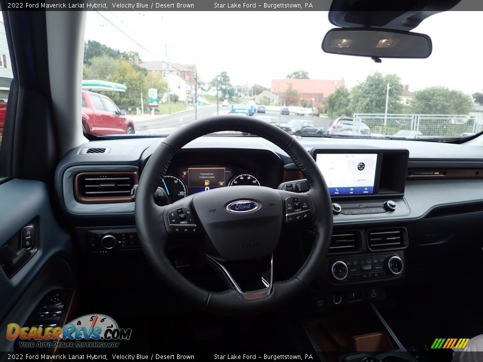 Dashboard of 2022 Ford Maverick Lariat Hybrid Photo #13