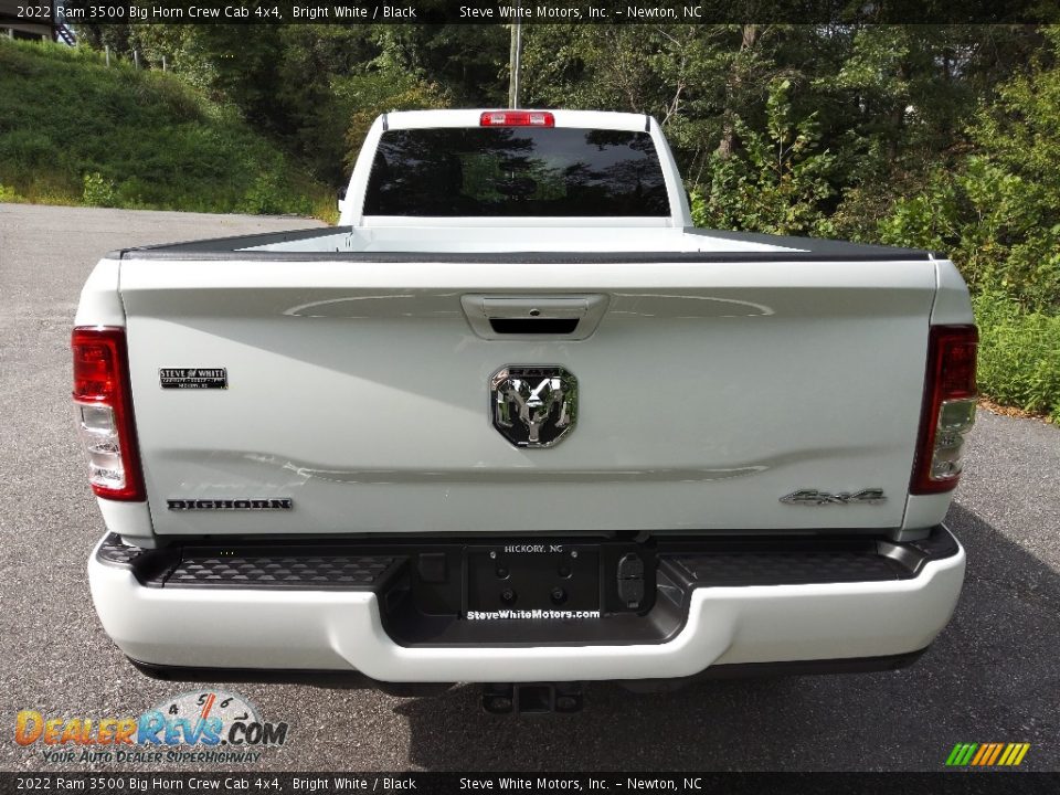 2022 Ram 3500 Big Horn Crew Cab 4x4 Bright White / Black Photo #7