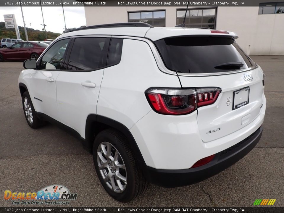 2022 Jeep Compass Latitude Lux 4x4 Bright White / Black Photo #3
