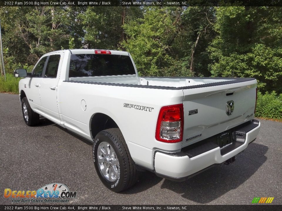 2022 Ram 3500 Big Horn Crew Cab 4x4 Bright White / Black Photo #9