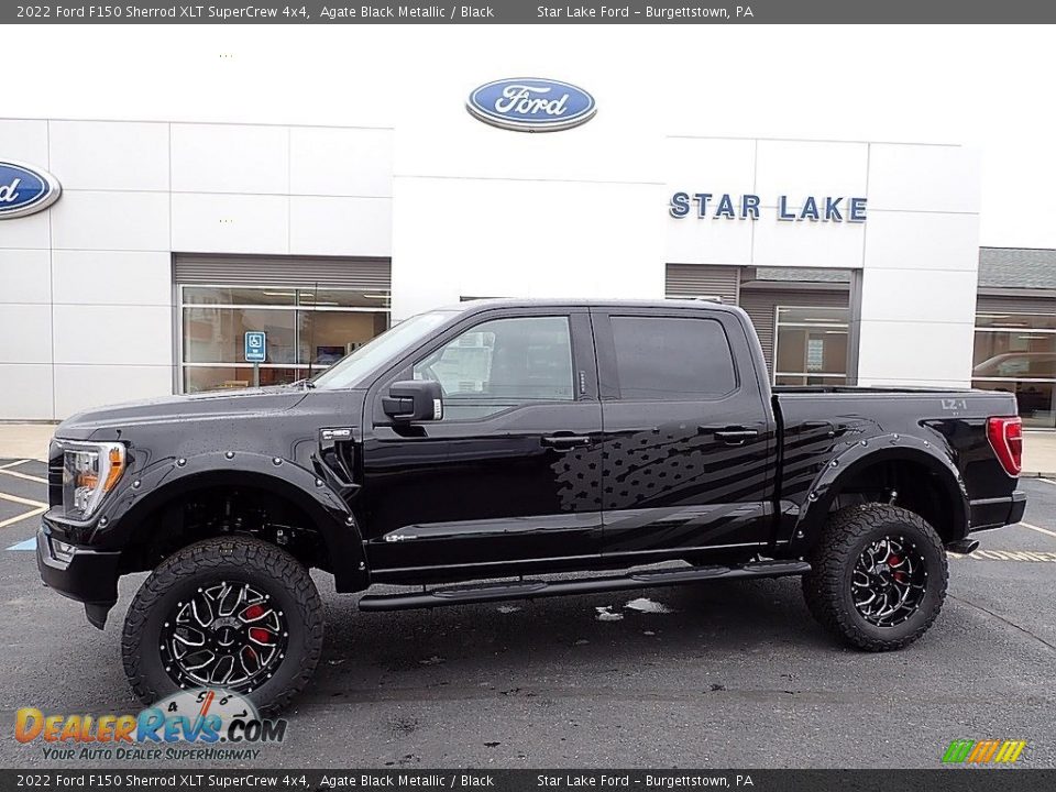 2022 Ford F150 Sherrod XLT SuperCrew 4x4 Agate Black Metallic / Black Photo #1