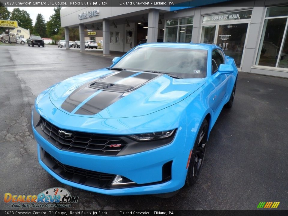 2023 Chevrolet Camaro LT1 Coupe Rapid Blue / Jet Black Photo #3