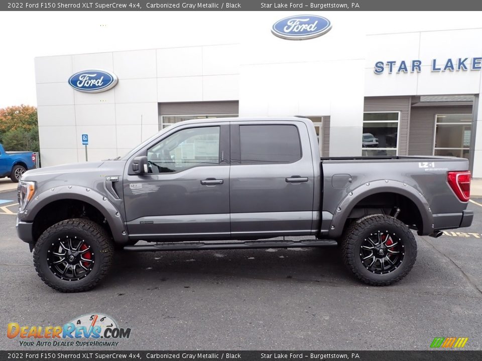 2022 Ford F150 Sherrod XLT SuperCrew 4x4 Carbonized Gray Metallic / Black Photo #2