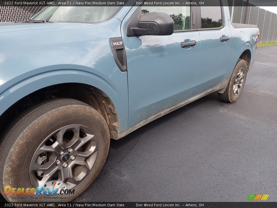 2022 Ford Maverick XLT AWD Area 51 / Navy Pier/Medium Dark Slate Photo #7