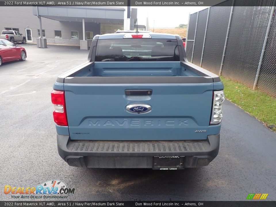 2022 Ford Maverick XLT AWD Area 51 / Navy Pier/Medium Dark Slate Photo #10