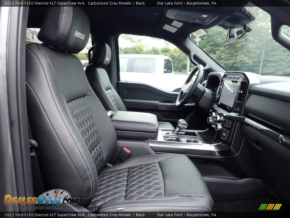Black Interior - 2022 Ford F150 Sherrod XLT SuperCrew 4x4 Photo #9