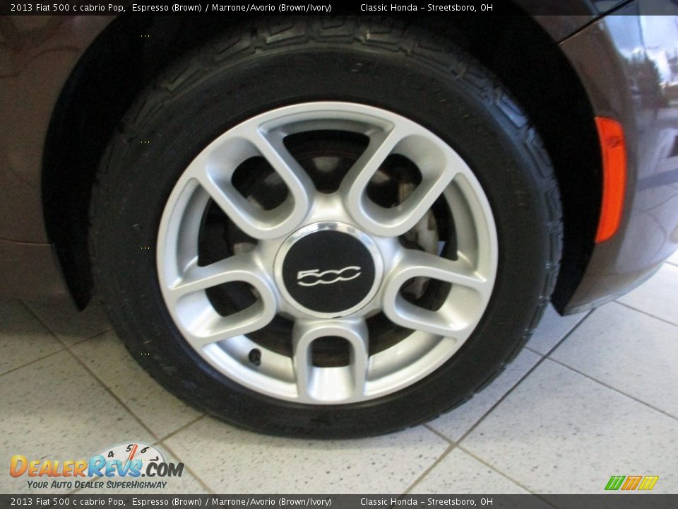 2013 Fiat 500 c cabrio Pop Espresso (Brown) / Marrone/Avorio (Brown/Ivory) Photo #5