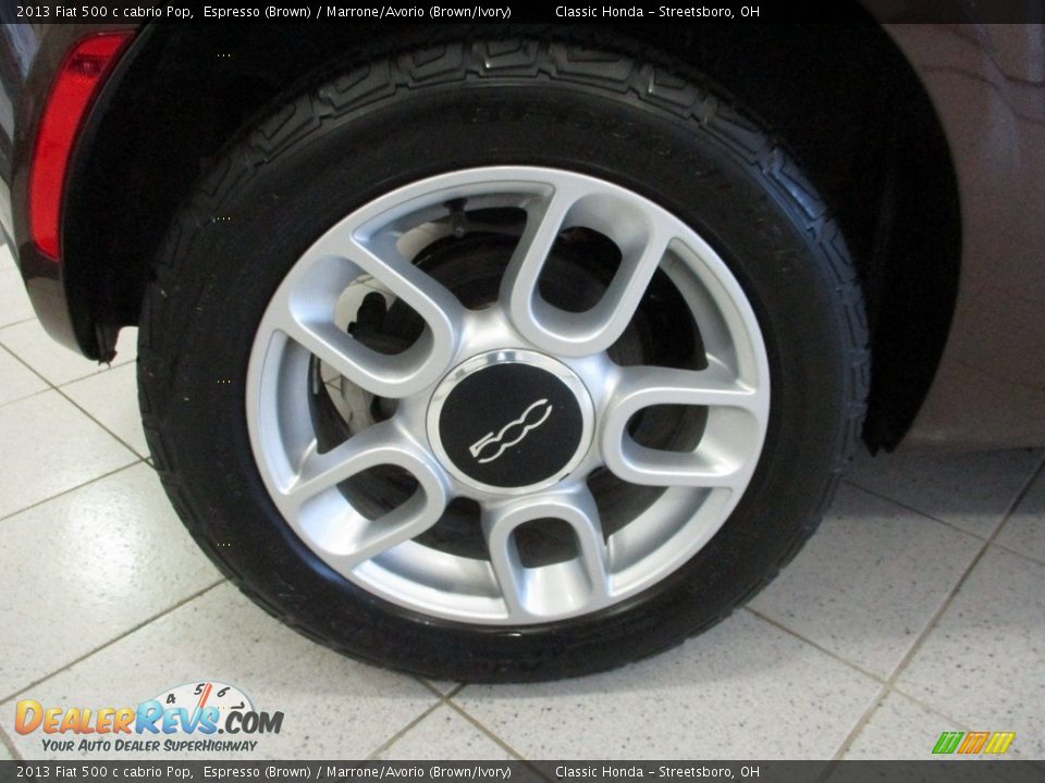 2013 Fiat 500 c cabrio Pop Espresso (Brown) / Marrone/Avorio (Brown/Ivory) Photo #6