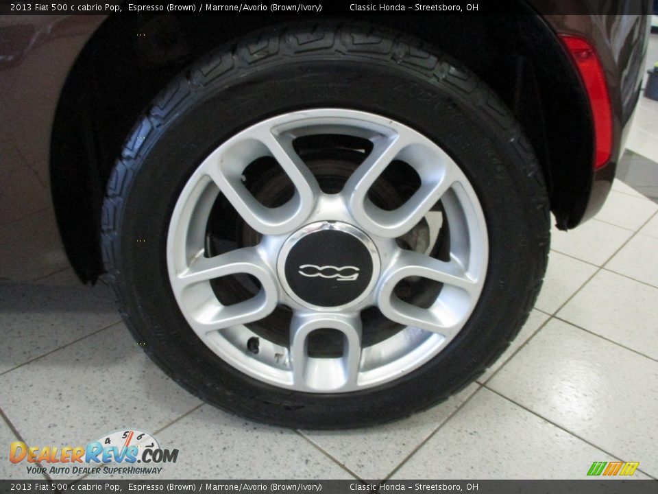 2013 Fiat 500 c cabrio Pop Espresso (Brown) / Marrone/Avorio (Brown/Ivory) Photo #11