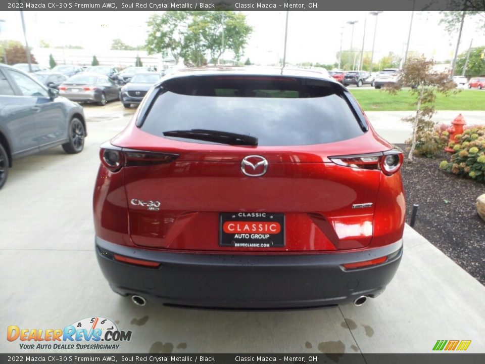 2022 Mazda CX-30 S Premium AWD Soul Red Crystal Metallic / Black Photo #5