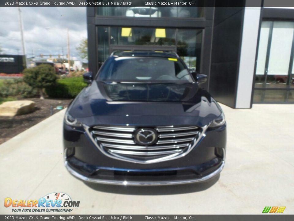 2023 Mazda CX-9 Grand Touring AWD Deep Crystal Blue Mica / Black Photo #2